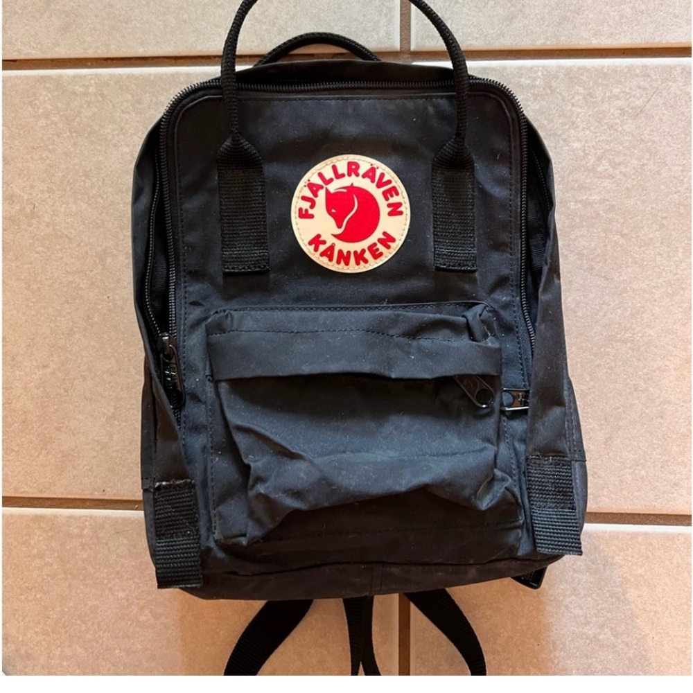 Fjallraven black backpack